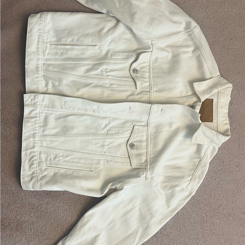 White Denim Jacket - Balenciaga